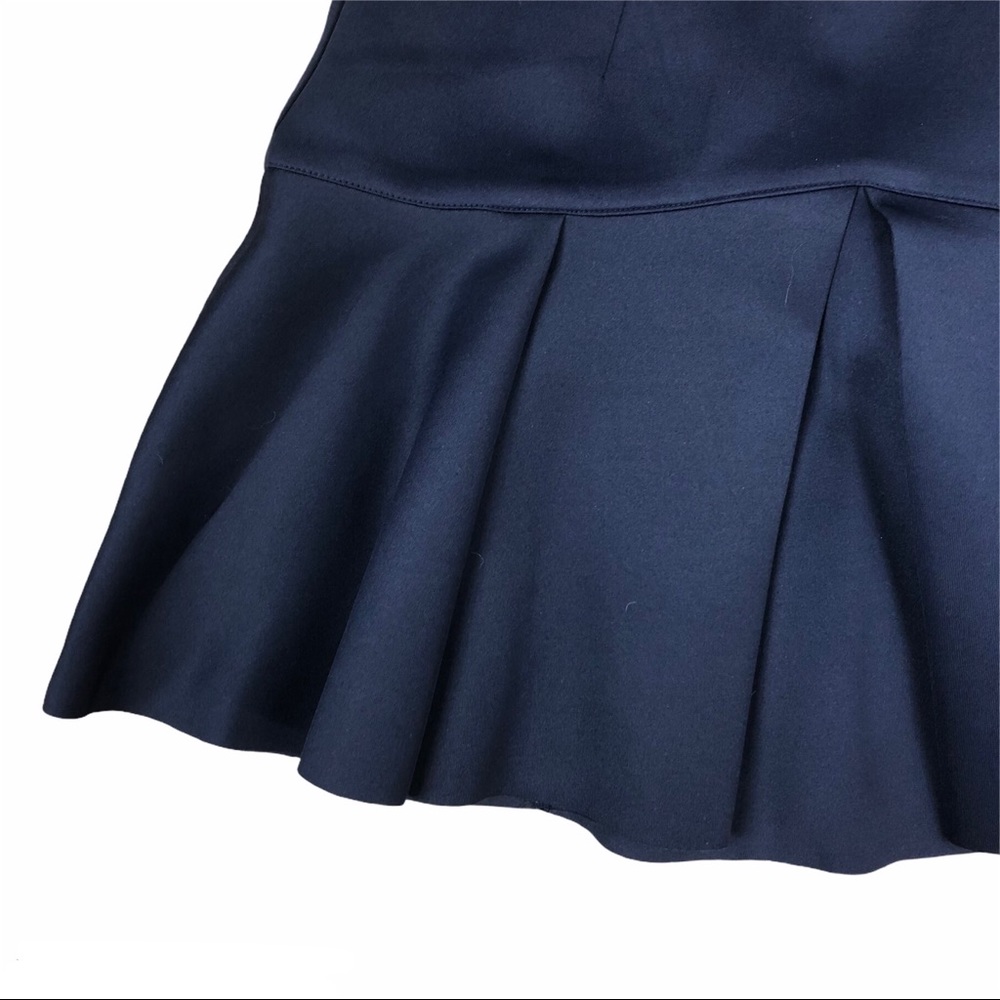 NWOT Shinestar Navy Blue Pleated Skater Skirt - Picture 5 of 5